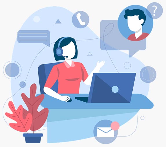 Call Centre Illustration