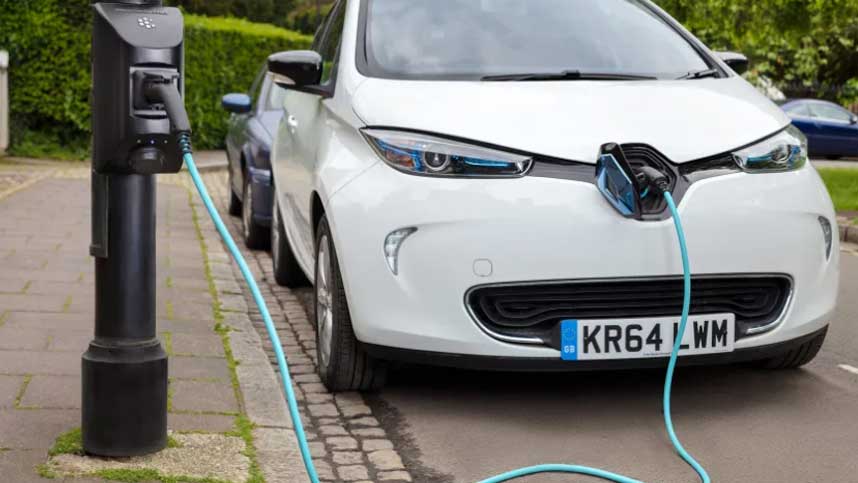 Renault Zoe Lamppost Charging