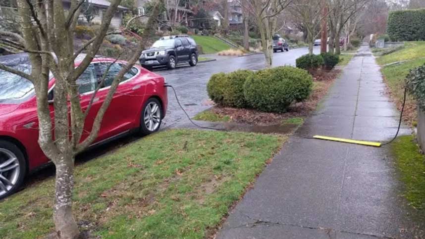 Tesla Roadside Charging